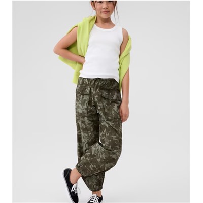 Kids Parachute Cargo Pull-On Pants