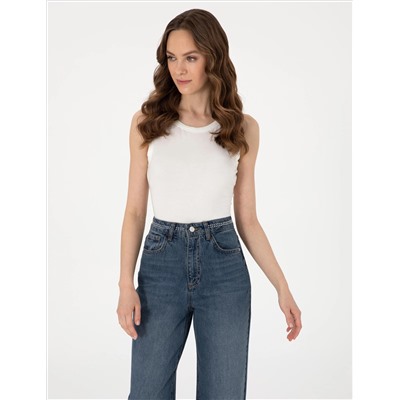 Beyaz Ex. Slim Fit Tişört