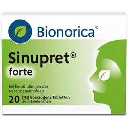SINUPRET FORTE kaplı tablet (20 tablet) (аналог Синупрет)