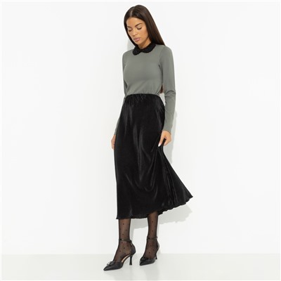 Юбка из трикотажа-гофре, Сплошное удовольствие