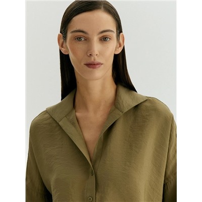 Блузка из модала, B3171/greens