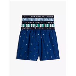 Tommy Logo Woven Boxer 3-Pack