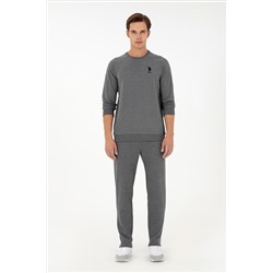 Erkek Antrasit Melanj Basic Sweatshirt