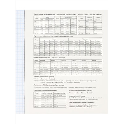 Тетрадь КЛЕТКА 48л. НЕМЕЦКИЙ ЯЗЫК «МАГИЯ ПРЕДМЕТА» (Т48-1510) стандарт, хол ф.,тв.л Артикул: Т48-1510