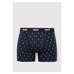 Mavi Baskılı Lacivert Boxer 0910735-30717