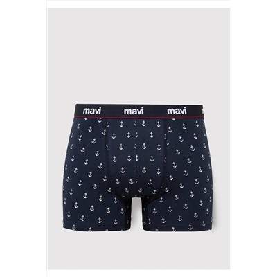 Mavi Baskılı Lacivert Boxer 0910735-30717