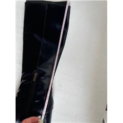 Оригинальный заказ внешней торговли, новые женские демисезонные  модные сапоги в европейском и американском стиле с высокой боковой молнией. Bershk*a