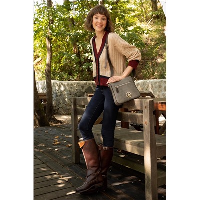 Kadın Vizon Çapraz Çanta