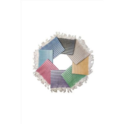 Peştanoz Peştemal , Rejenere Pamuklu 100x170 Gölgeli Model,fuşya , Plaj Havlusu , Banyo Havlusu