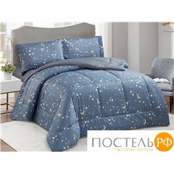 КПБ CLEO сатин "Notte Bianca" с одеялом евро 200*220*1 230*250*1 50*70*2(±2) 32/006-NBO