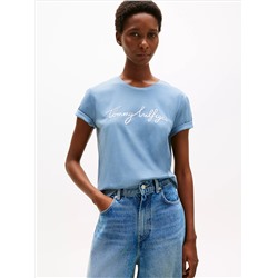 Embroidered Signature Crewneck T-Shirt