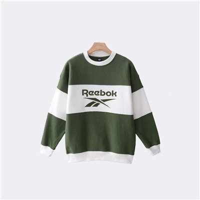 Мужской теплый свитшот Reebo*k с вышитой аппликацией логотипа бренда