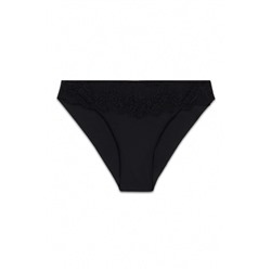 Braga clásica modal y encaje negra