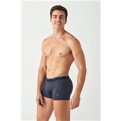 U.S. Polo Assn. U.S. Polo Assn. Erkek Lacivert Melanj - Gri Melanj 2 Li Boxer