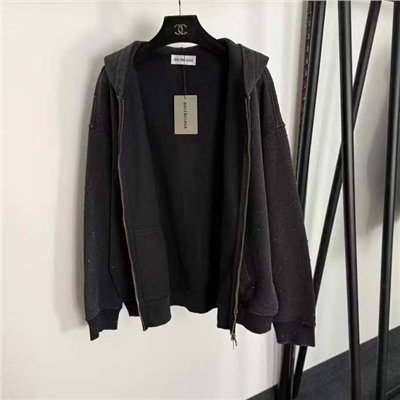 Женский трендовый спортивный костюм в стразах   Balenciag*a