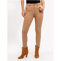 HIGH RISE SKINNY TWILL PANTS