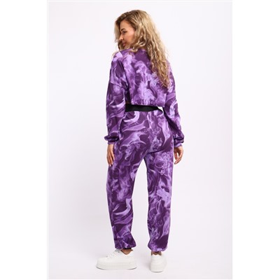 83916 костюм женский с брюками и кроп-топом