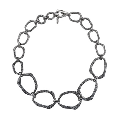 Колье 48см (покрытие античное серебро)