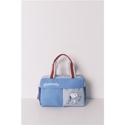 Neceser grande Snoopy azul estampado