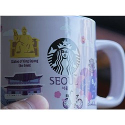 Кружка для кофе Starbuck*s с изысканным городским принтом, новая коллекция Экспорт