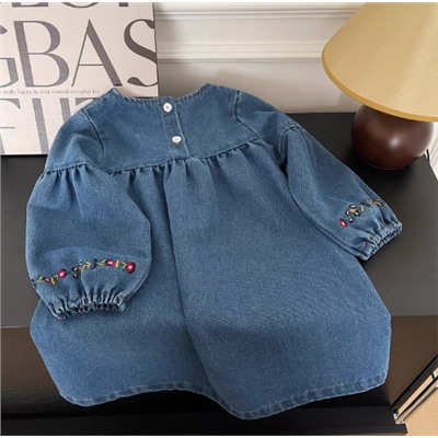 Джинсовое платье для девочек (90-140)