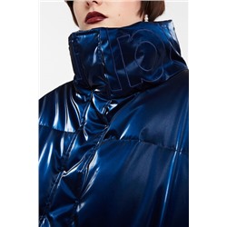 Chaqueta corta padded brillante