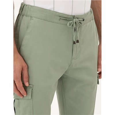 Yeşil Regular Fit Kargo Pantolon