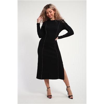 Платье женское кашкорсе со швом ПлЖ-01