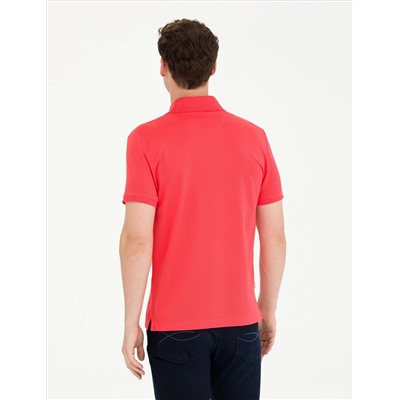 Nar Çiçeği Slim Fit Merserize Tişört