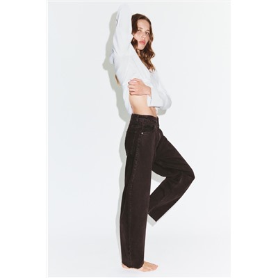 TRF BARREL HIGH-WAIST JEANS