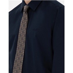 Lacivert Regular Fit Uzun Kollu Basic Gömlek