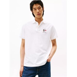 Regular Fit Nautical Flag Polo