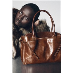 LEATHER CITY BAG