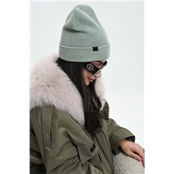 Шапка теплая в рубчик