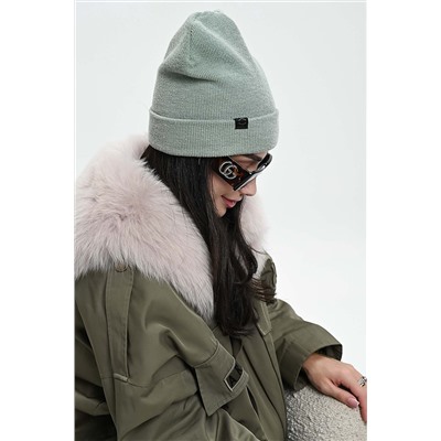 Шапка теплая в рубчик