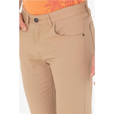 Erkek Camel Kanvas Pantolon