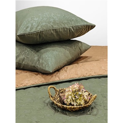 Комплект постельного белья с одеялом New Style КМ-029 хаки-охра