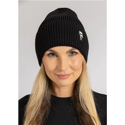 Женская мягкая эластичная шапка  Kar*l Lagerfel*d
