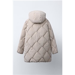 LIGHTWEIGHT RUBBERISED PUFFER COAT