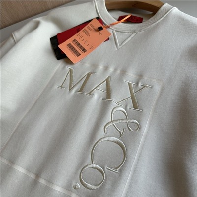 Женская толстовка / свитшот с вышивкой logo бренда   MA*X&C*o