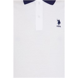 Erkek Beyaz Polo Yaka Tişört