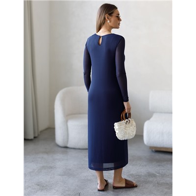 Платье из сетки с подкладкой