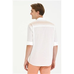 Erkek Camel Uzun Kollu Gömlek