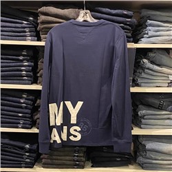 Классный лонгслив из плотного хлопка Tomm*y Hilfige*r ❌  Реплика 1:1. Ничем не отличается от оригинала