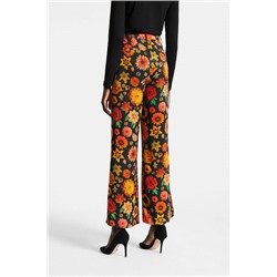 Pantalón campana floral