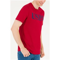 Erkek Bordo Basic Bisiklet Yaka Tişört