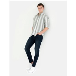 Haki Regular Fit Uzun Kollu Gömlek