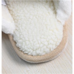 Зимние японские замшевые и бархатные теплые нескользящие домашние тапочки