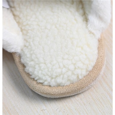 Зимние японские замшевые и бархатные теплые нескользящие домашние тапочки