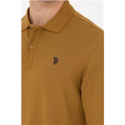 Erkek Açık Haki Basic Sweatshirt